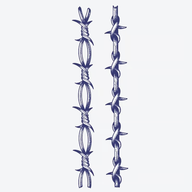 Barbed Wire Pattern Tattoo