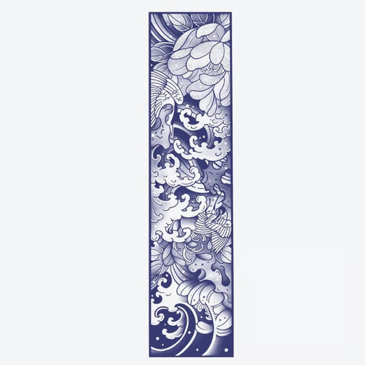 Lotus Wave Harmony Tattoo