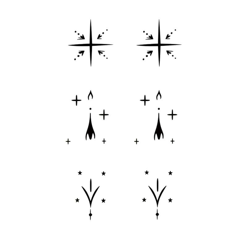 Little Star Tattoo Set
