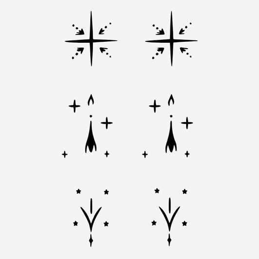 Little Star Tattoo Set