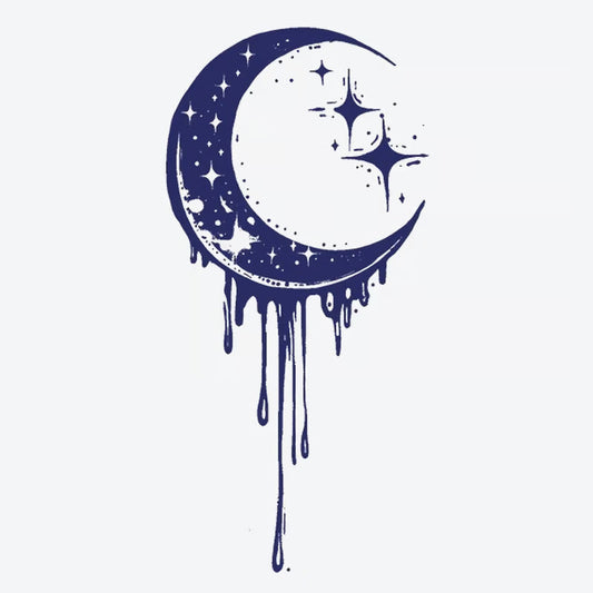 Moon And Star Tattoo