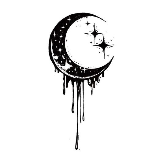 Moon And Star Tattoo