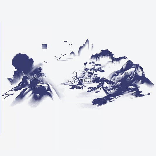 Mountain Landscape Ink Tattoo