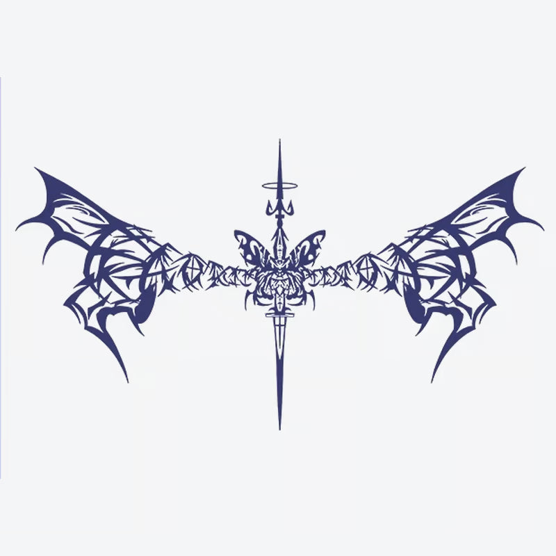 Blade Wings Tattoo