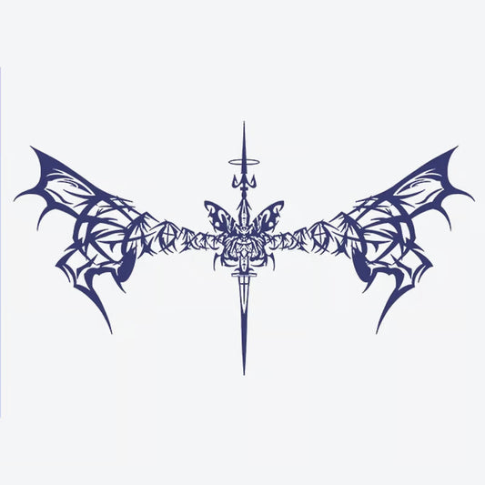 Blade Wings Tattoo