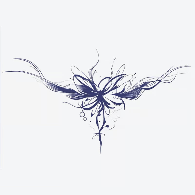 Elegant Floral Design Tattoo