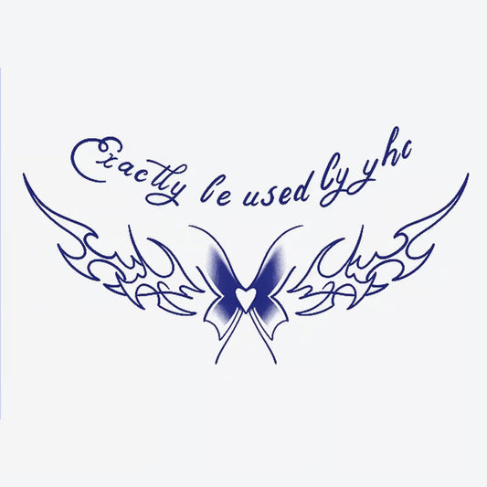 Wings And Heart Tattoo