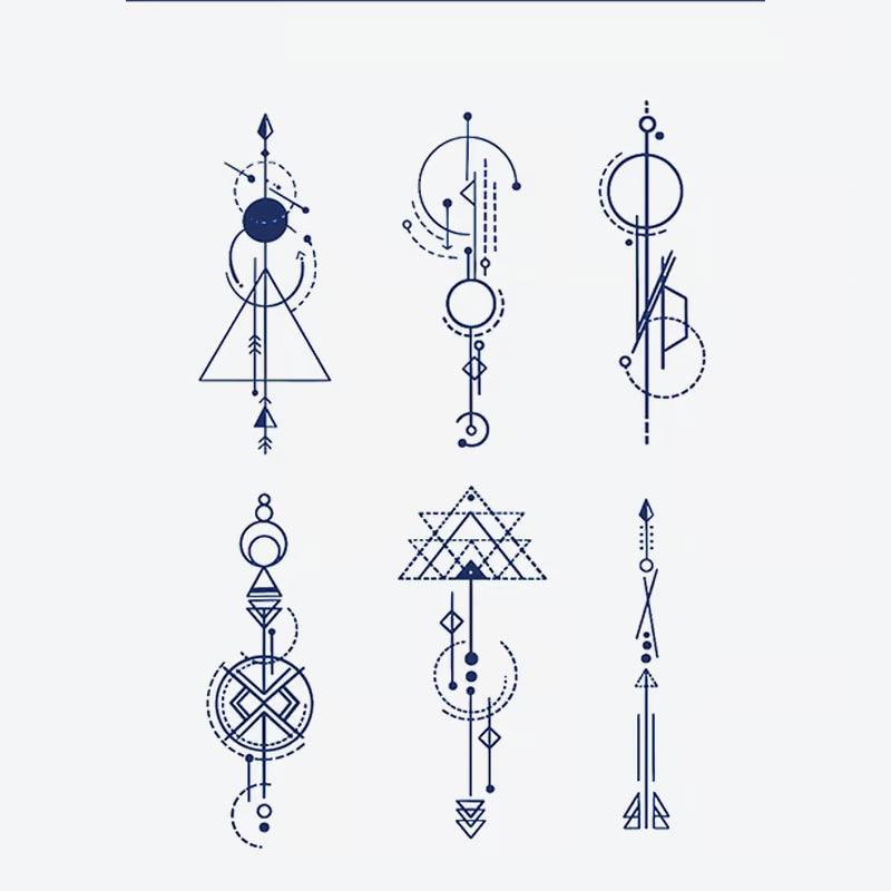 Geometric Symbol Series Tattoo