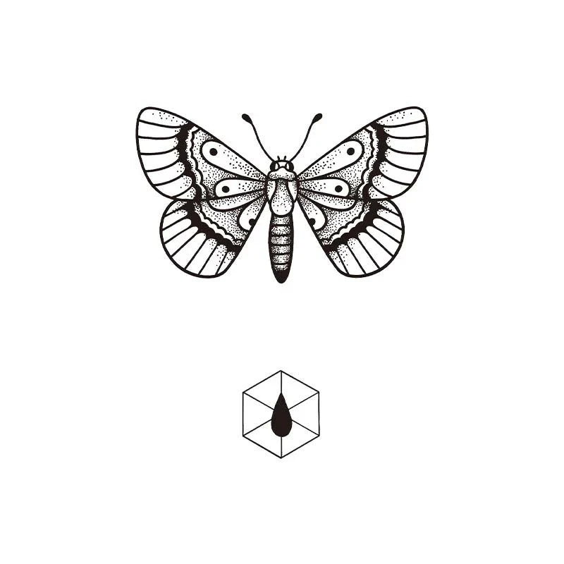 Butterfly Geometry Tattoo
