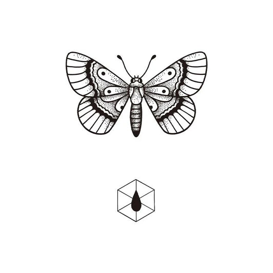 Butterfly Geometry Tattoo