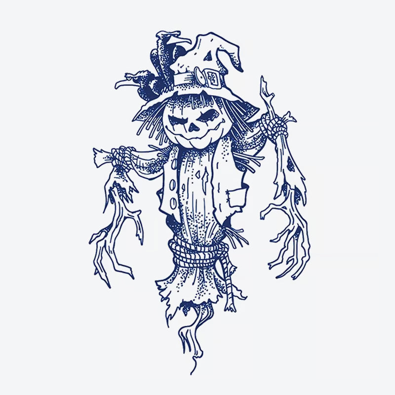Scarecrow Pumpkin Tattoo