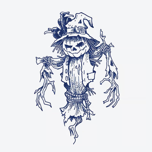 Scarecrow Pumpkin Tattoo