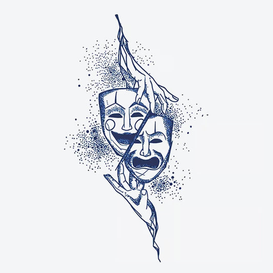 Duality Mask Tattoo