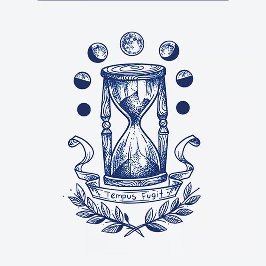 Hourglass Celestial Tattoo