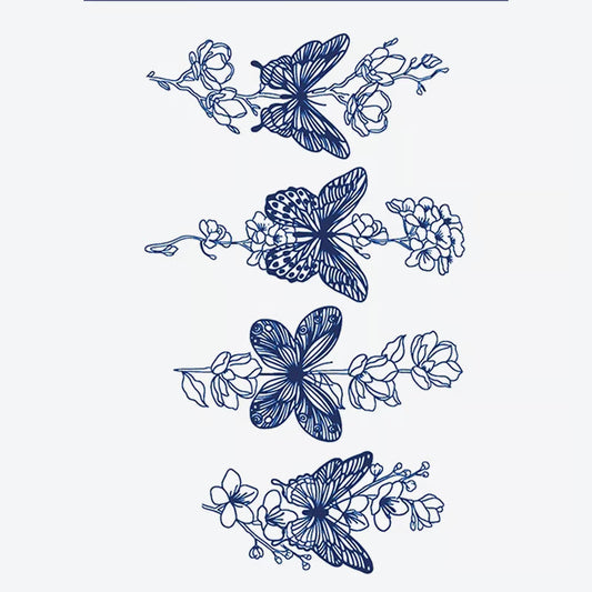 Butterfly Blossom Series Tattoo