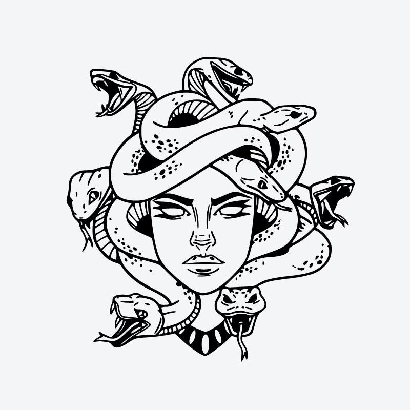 Medusa Snake Tattoo