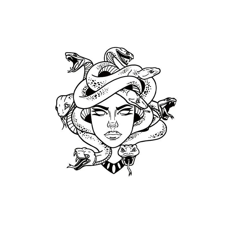 Medusa Snake Tattoo