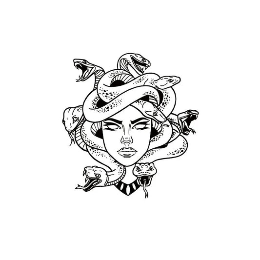 Medusa Snake Tattoo