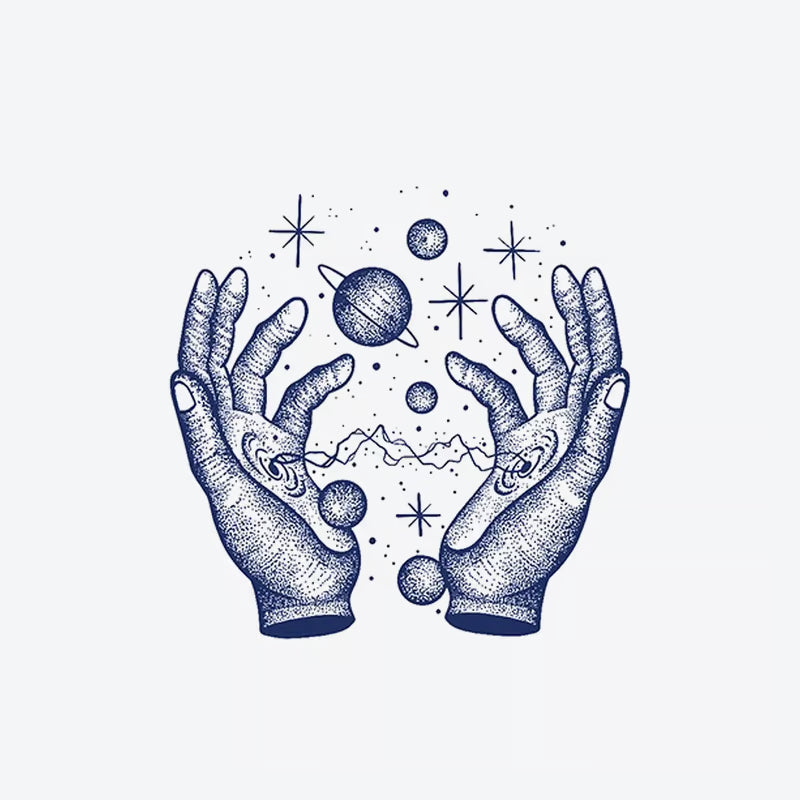 Cosmic Hands Tattoo