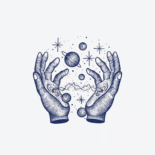Cosmic Hands Tattoo