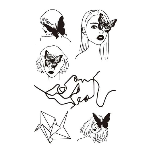 Butterfly Portrait Series Tattoo