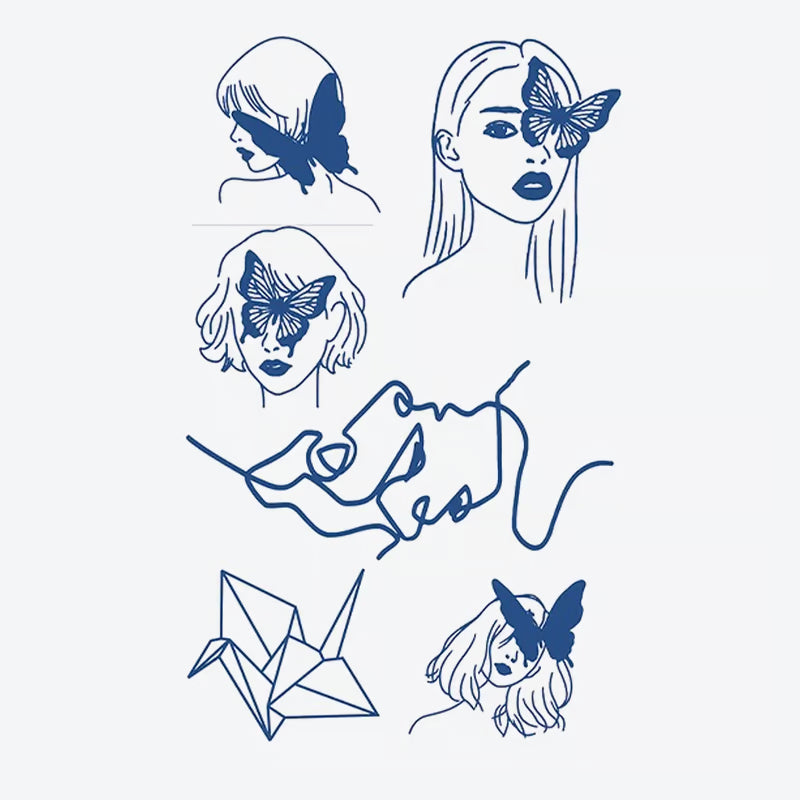 Butterfly Portrait Series Tattoo