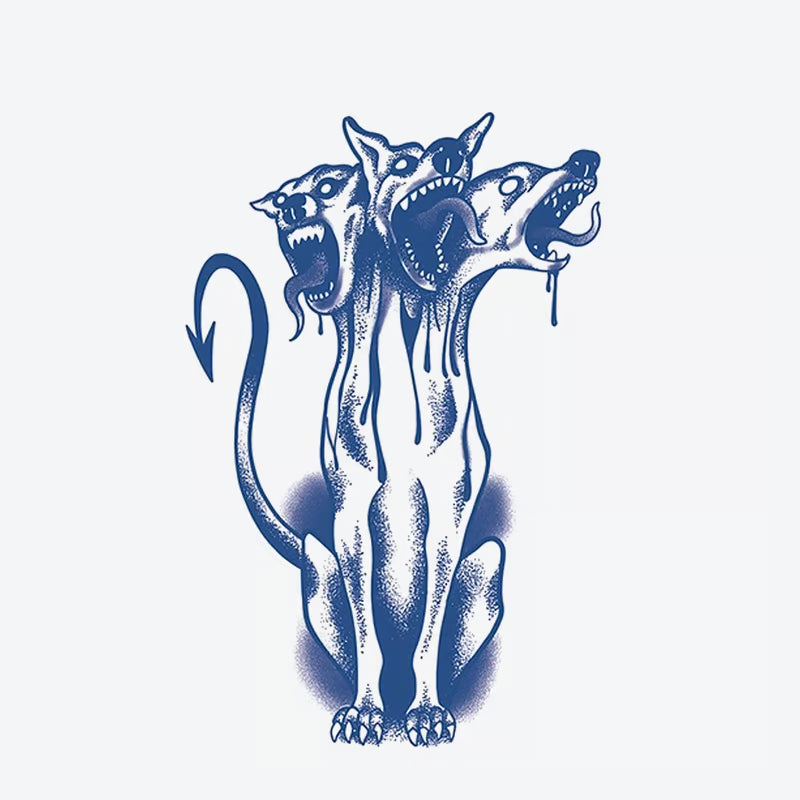 Three-Headed Dog Tattoo