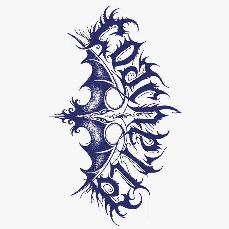 Dragon Style Tribal Tattoo