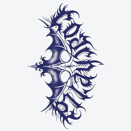 Dragon Style Tribal Tattoo