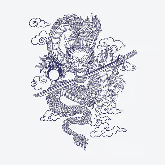 Dragon Warrior Tattoo