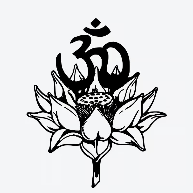 Om Lotus Tattoo