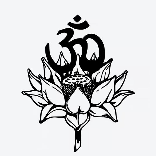 Om Lotus Tattoo