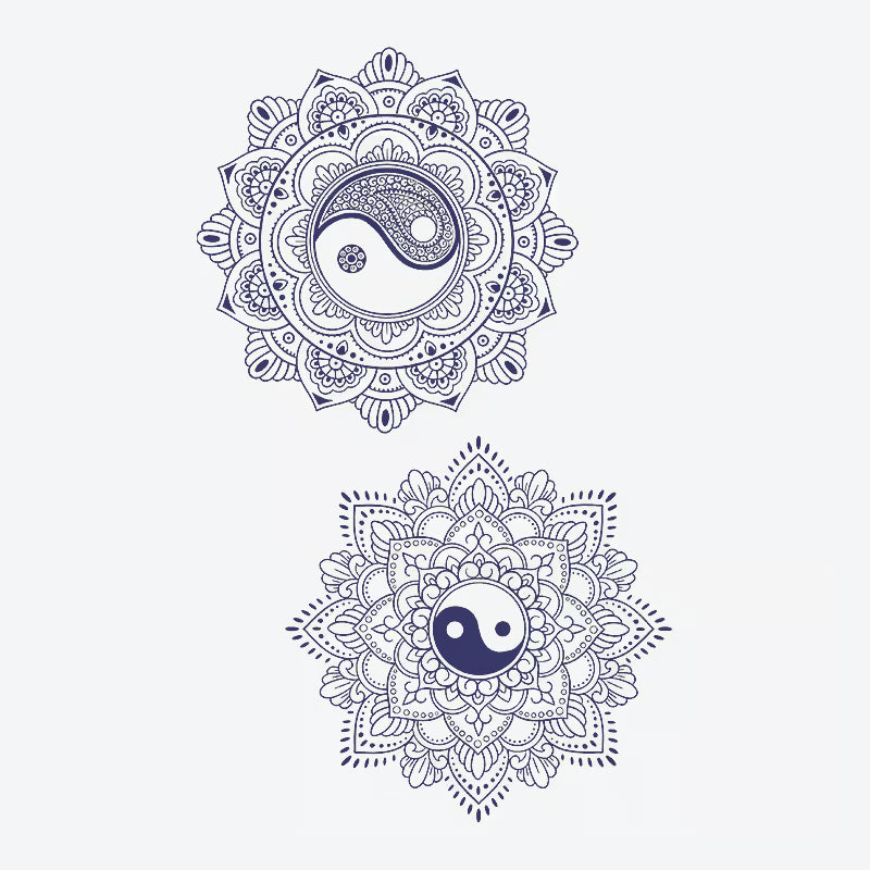 Yin Yang Mandala Tattoo