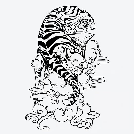 Tiger Cloud Tattoo