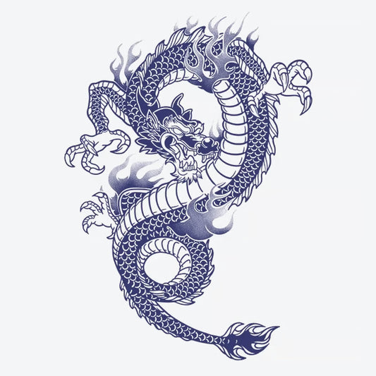 Dragon Flame Tattoo
