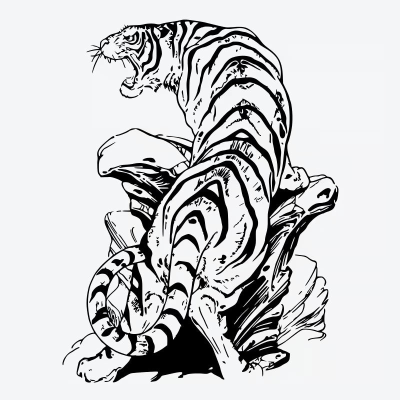 Roaring Tiger Tattoo