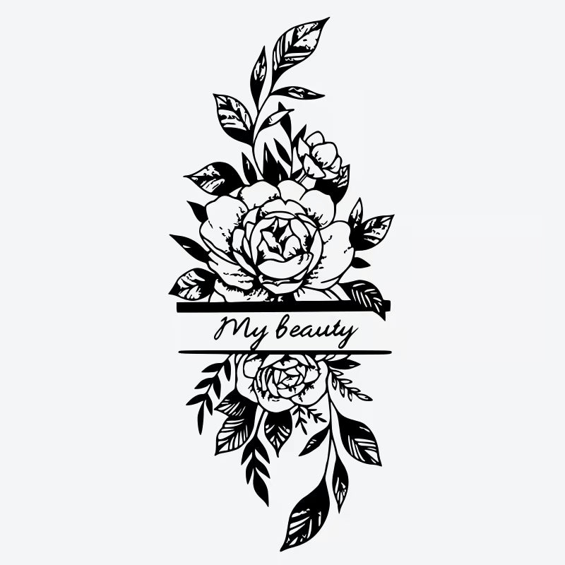 Floral Beauty Tattoo
