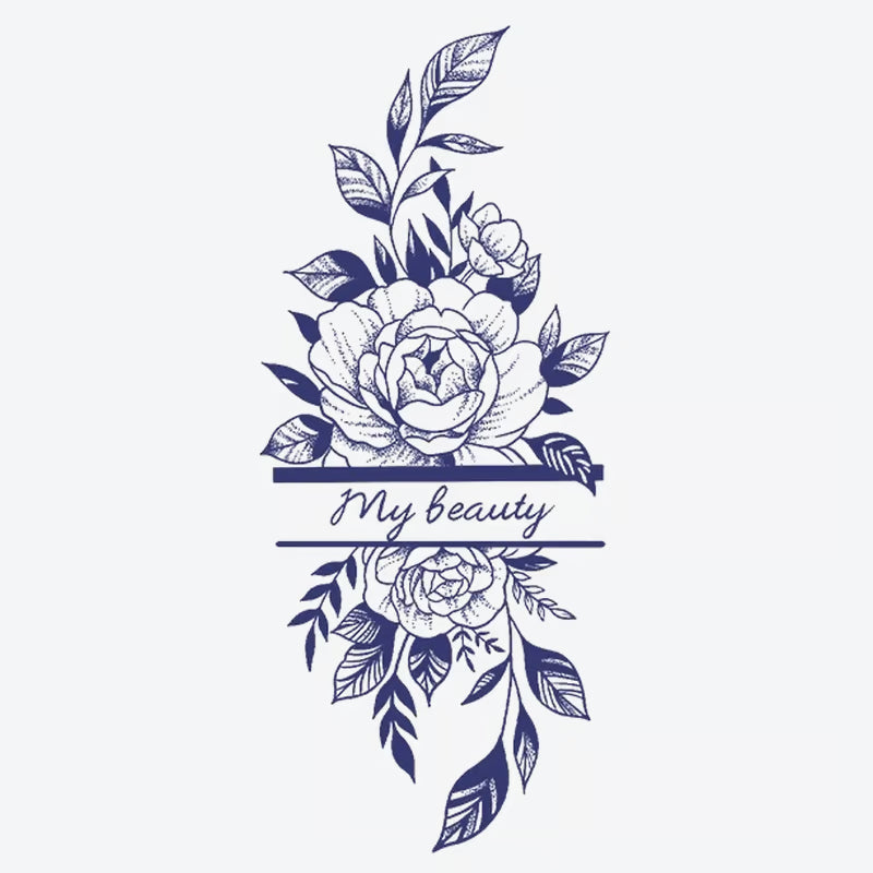 Floral Beauty Tattoo