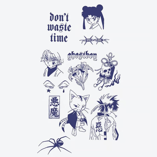 Anime Creature Symbol Tattoo