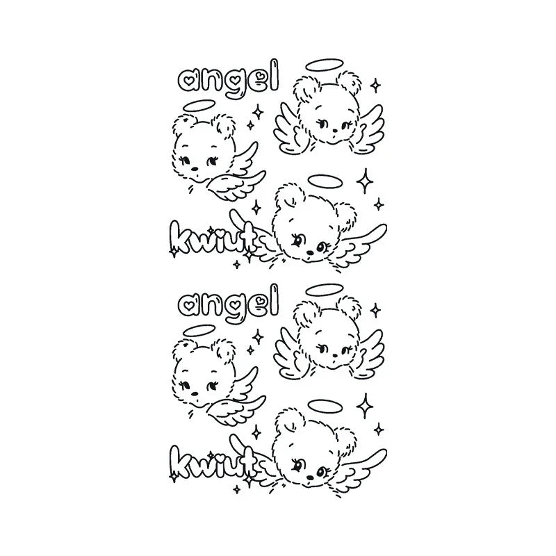 Angel Bear Series Tattoo