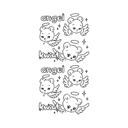 Angel Bear Series Tattoo