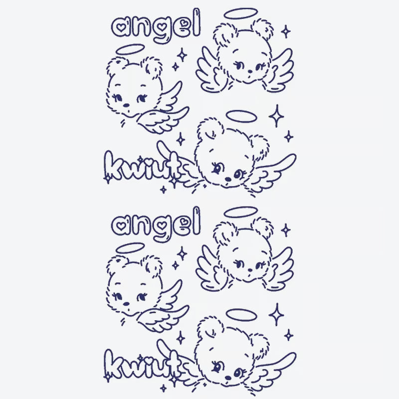 Angel Bear Series Tattoo