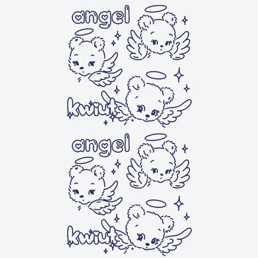 Angel Bear Series Tattoo