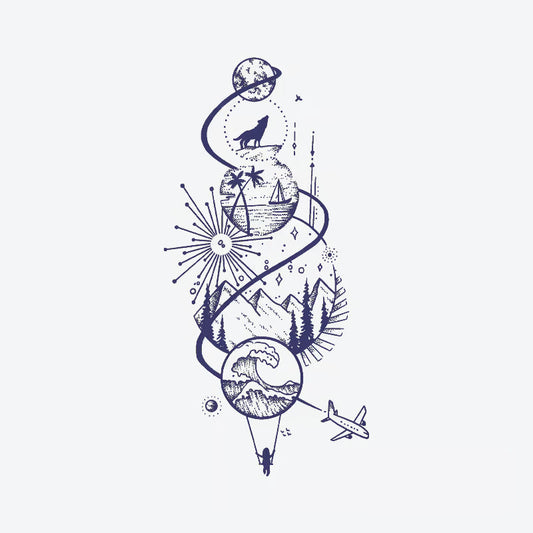 Cosmic Adventure Tattoo