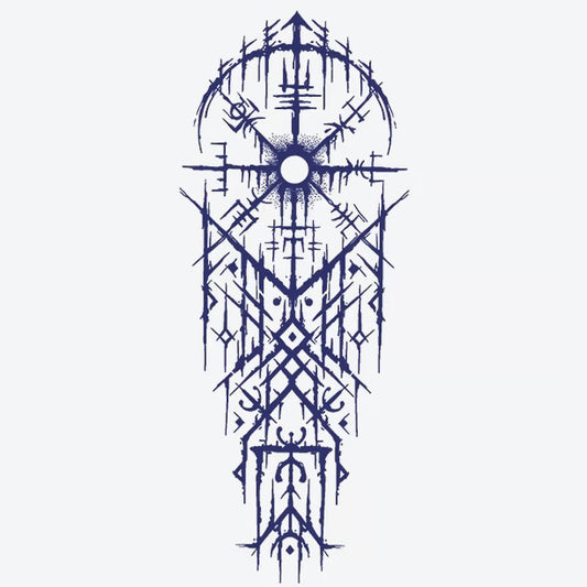 Abstract Geometric Symbol Tattoo