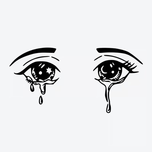 Melancholic Starry Eyes Tattoo