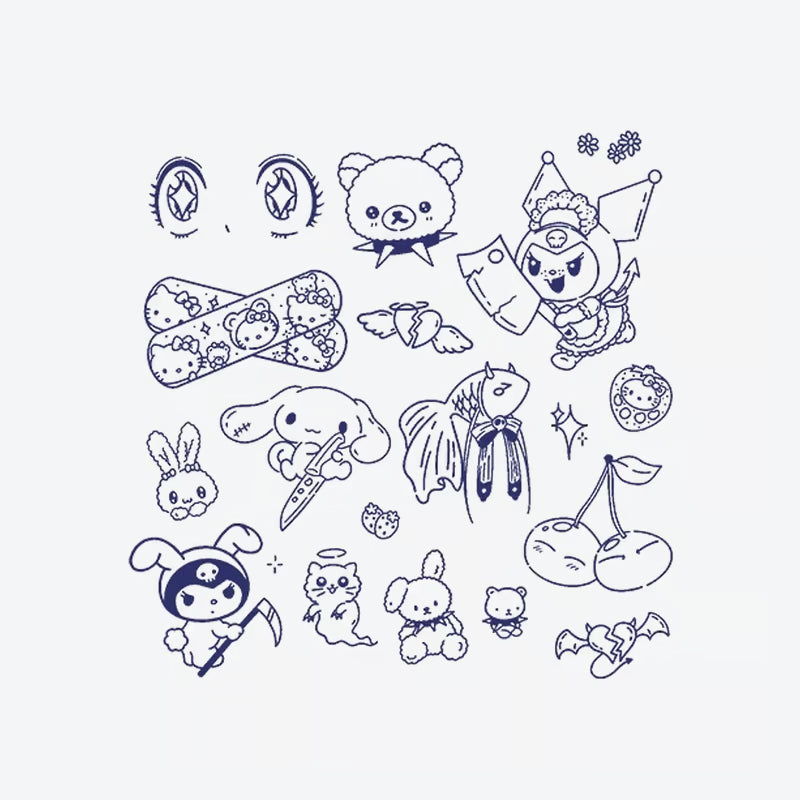 Kawaii Character Series Tattoo
