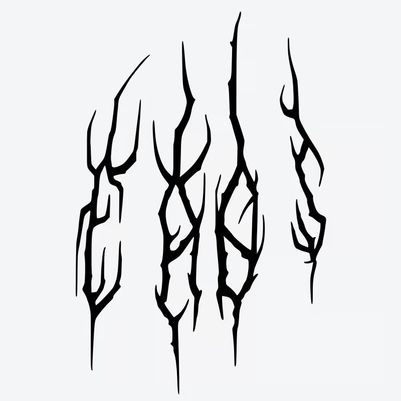 Jagged Branches Tattoo