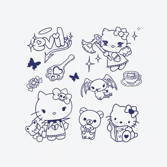 Hello Kitty Evil Tattoo