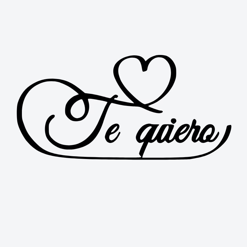 Te Quiero Heart Tattoo